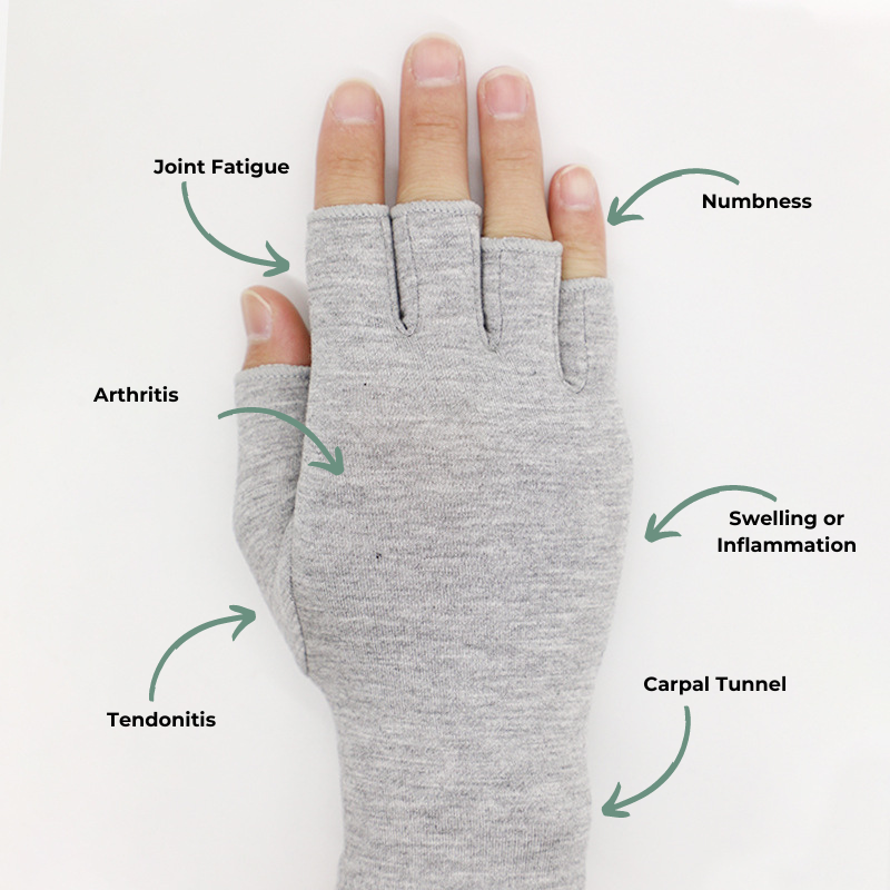 Bamboo Calming Compression Gloves